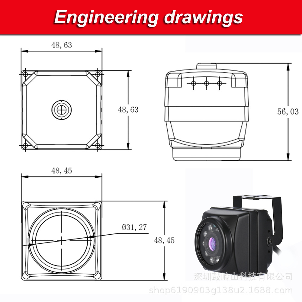 Picture of 4K Hd Poe Camera for Watching Birds and Pets Breeding Audio Wifi Network Infrared Lamp 8 Million Imx415 Smart