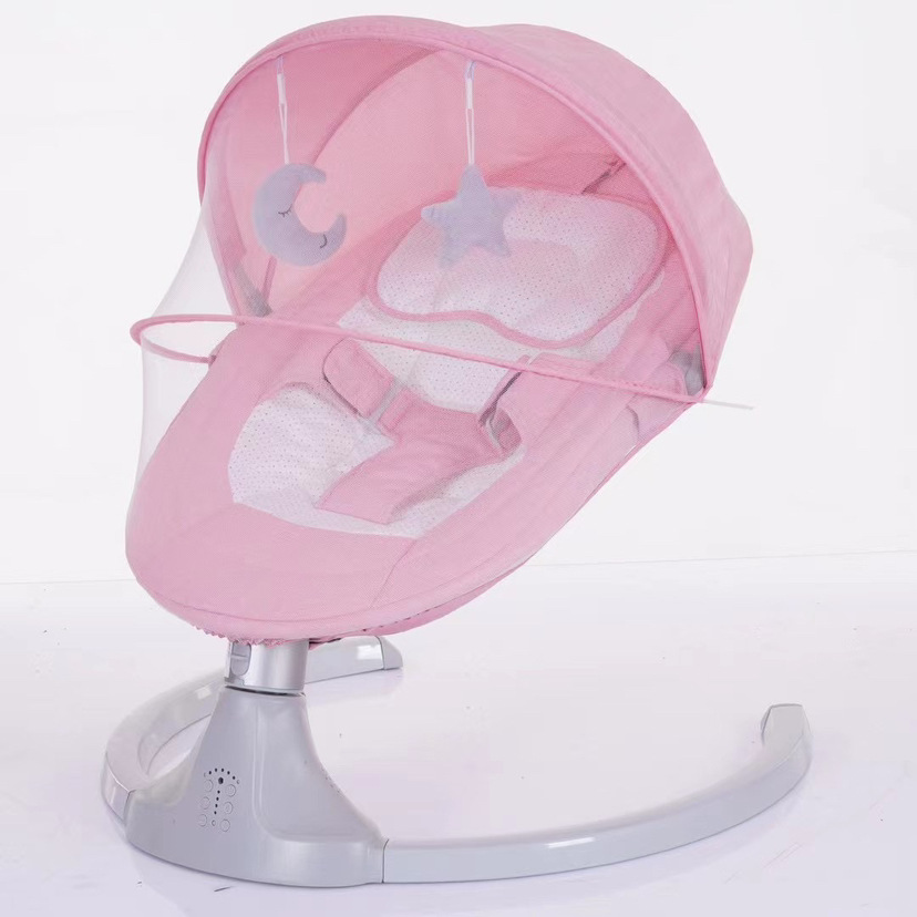Picture of Baby electric rocking chair to coax baby to sleep artifact multifunctional rocking chair comfort chair intelligent cradle crib