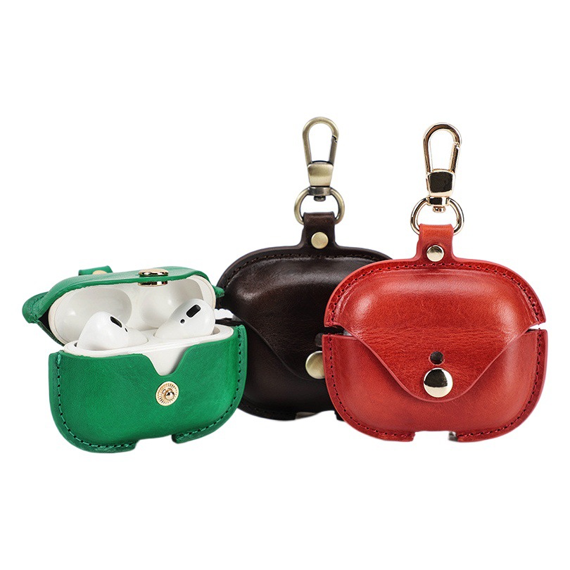 For airpods pro2 earphone set leather apple wireless bluetooth headset color protective cover in stock wholesale