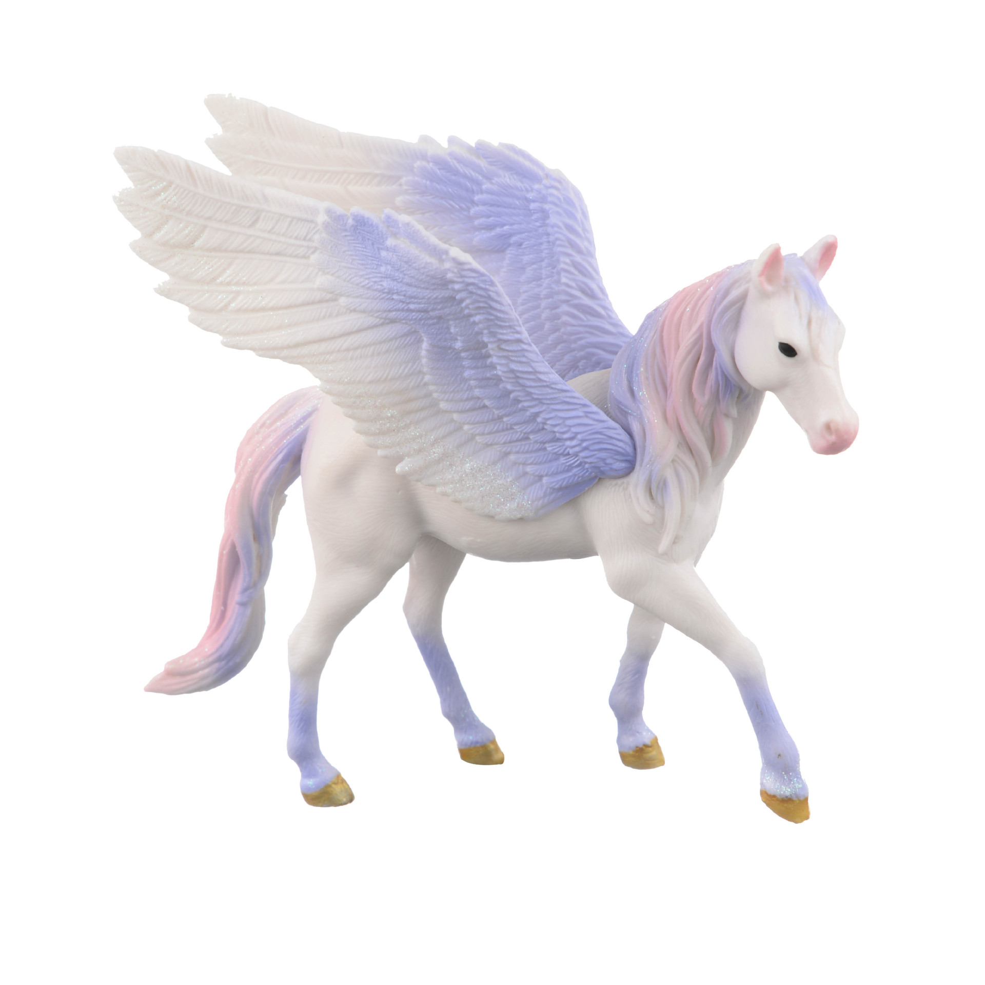 Picture of Cross-border fairy god beast pegasus mount model toy rainbow princess unicorn flying fairy children's toy