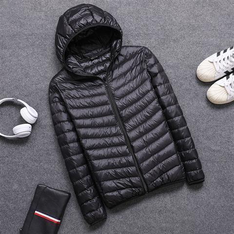 Picture of Lightweight cotton-padded jacket men's short coat 2021 autumn and winter thin trendy versatile hooded thin lightweight cotton