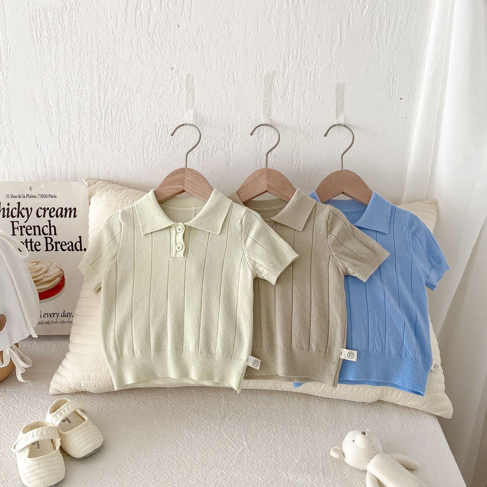 Picture of Ins Korean Style 2025 Spring and Summer Baby Knitwear Thin Summer Top Lel Children's Pullover