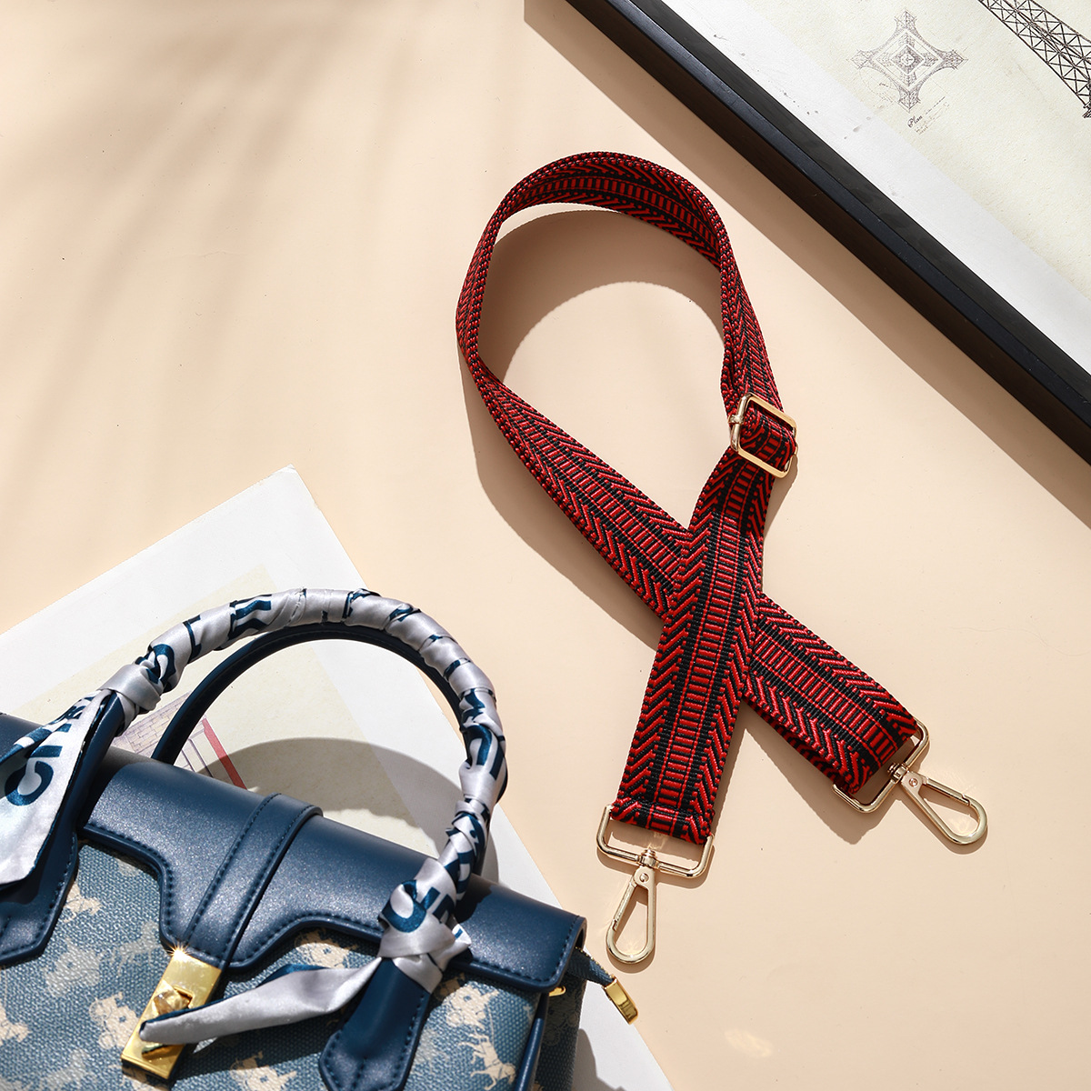 Picture of Bag Shoulder Strap Crossbody Bag Strap Adjustable Widened Shoulder Strap All-match Fashion Strap High-end Bag Strap 3.8cm Shoulder Strap