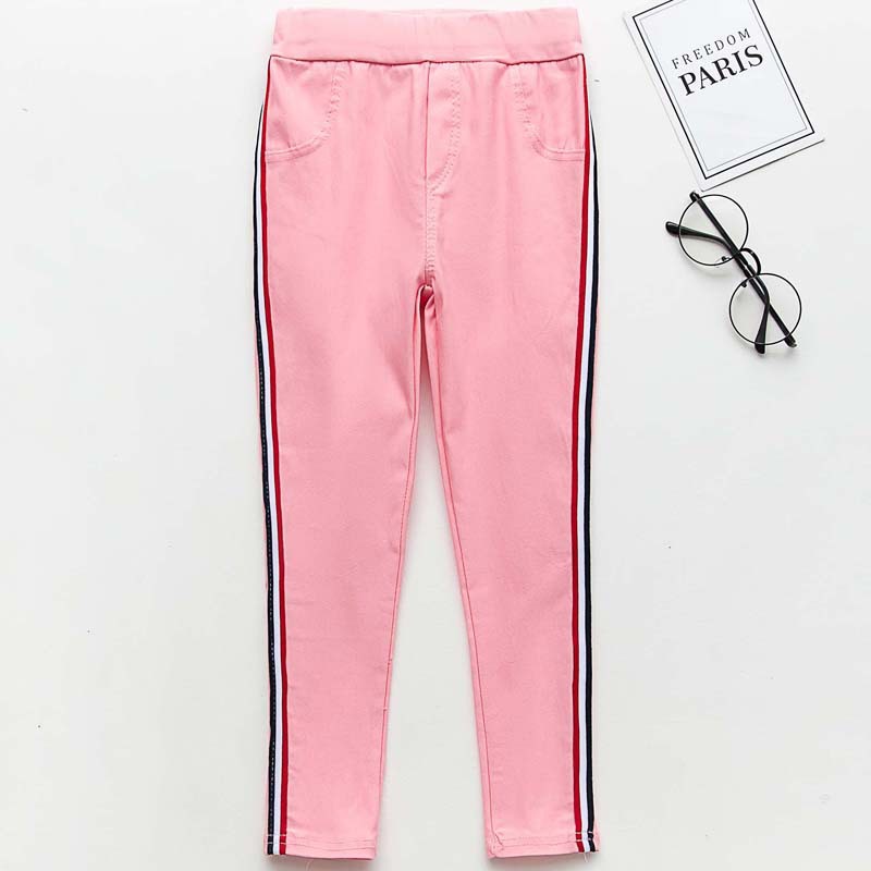 Picture of Children's pencil pants spring and autumn thin Korean children's clothing girls candy color elastic leggings large and medium children's pants wholesale