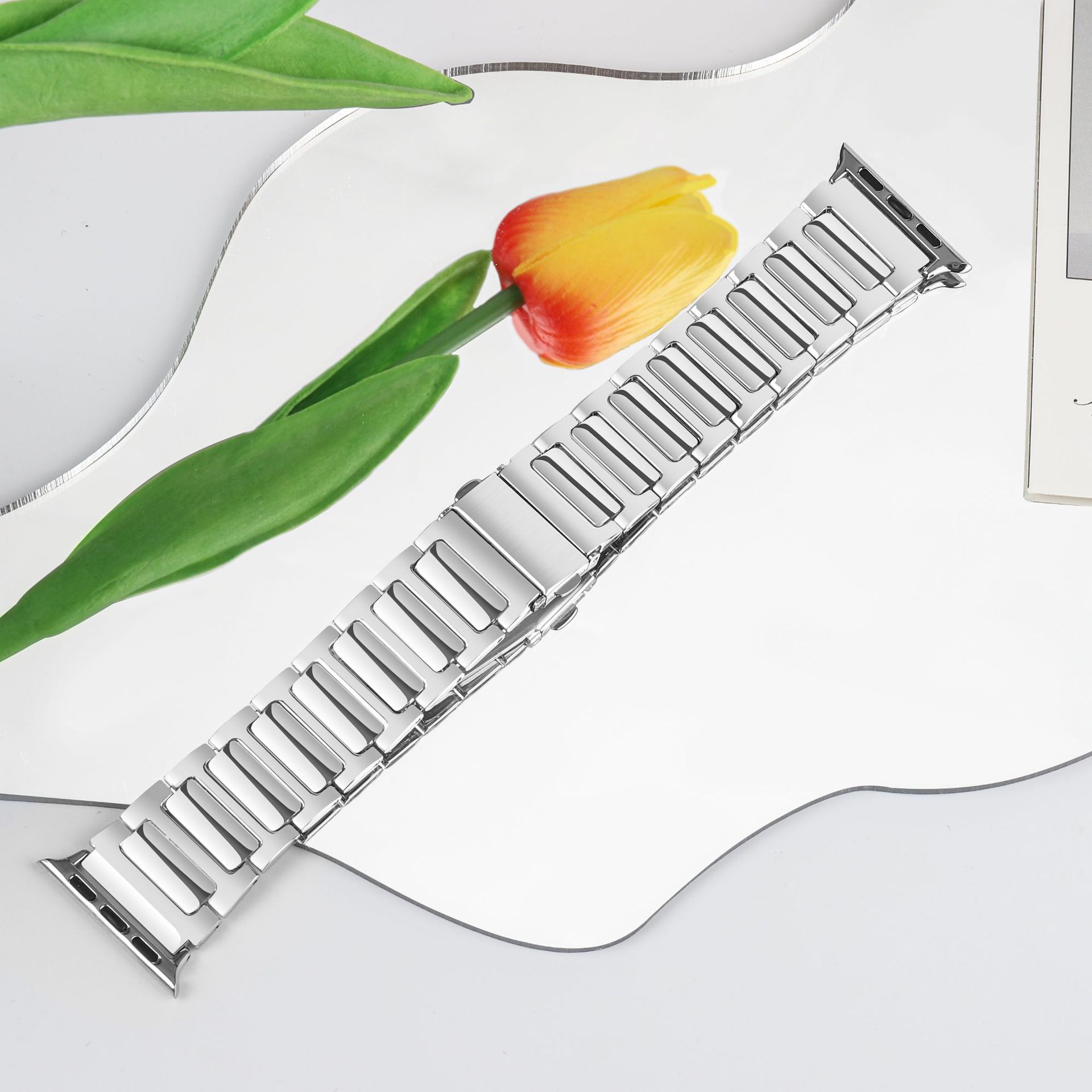 Picture of For Apple Watch Strap Tooling Metal Apple iwatch1-10 Generation Ultra2 Folding Buckle Strap