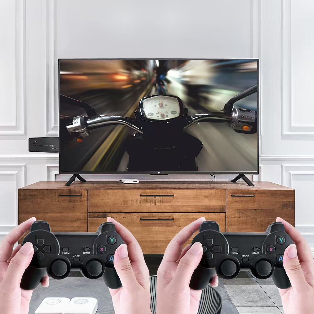 Picture of M8 game console 2.4G HD wireless cross-border handle game console PS1 retro arcade home game console