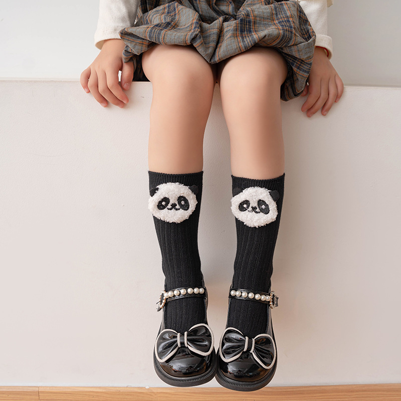 Picture of Children's cartoon socks boys and girls tube socks three-dimensional doll cute kulomi doll pile socks manufacturers wholesale