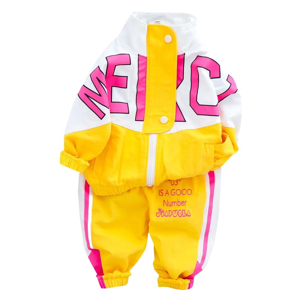 Baby Children's Clothing Small and Medium-sized Children's Spring Clothes Baby Girl's Spring and Autumn Two-piece Korean Fashion Western Style Suit