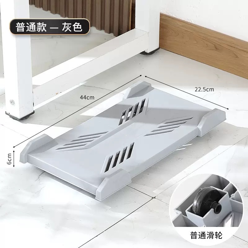 Picture of Desktop Computer Host Chassis Bracket Movable Roller Chassis Bracket Base Tray Home Office Bracket