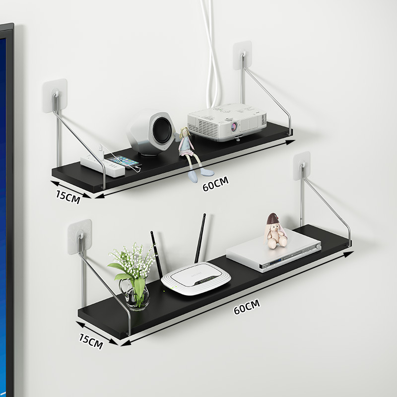 Picture of Cross-Border Wholesale Router Storage Rack for Tv Set-Top Boxes, Wall-Mounted Wifi Storage Rack Without Drilling