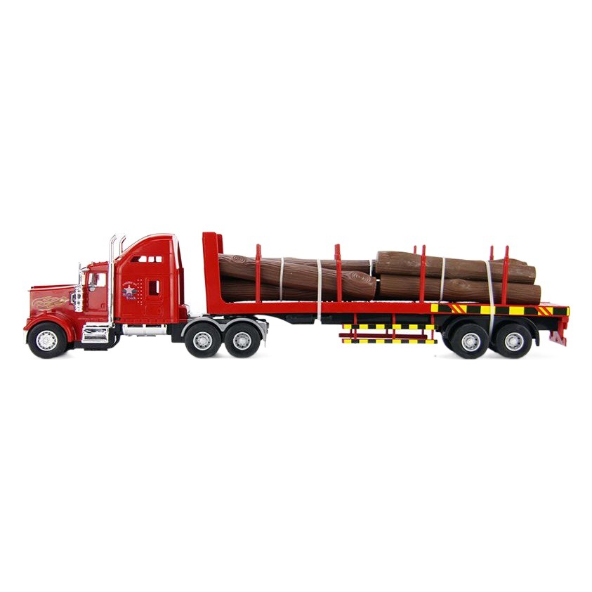 Lili Inertia Engineering Vehicle Series American Oil Tanker Extended Version Semi-Trailer Transport Vehicle Kidsren's Plastic Toy Gift