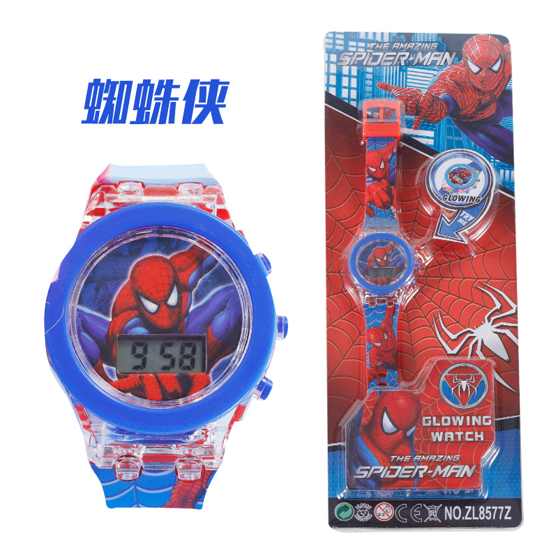 Picture of Foreign trade cross-border children's cartoon watch girl boy cute with light baby toy watch electronic watch wholesale