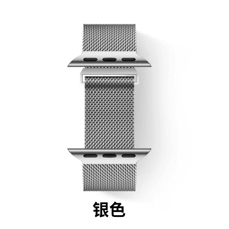 Picture of For Milanese Nice Apple Watch applewatch Stainless Steel Loop Magnetic Buckle Iwatch Strap New