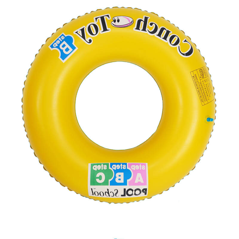 Picture of Thickened inflatable swimming ring yellow ABC swimming ring 60-100 swimming ring factory direct high-grade swimming