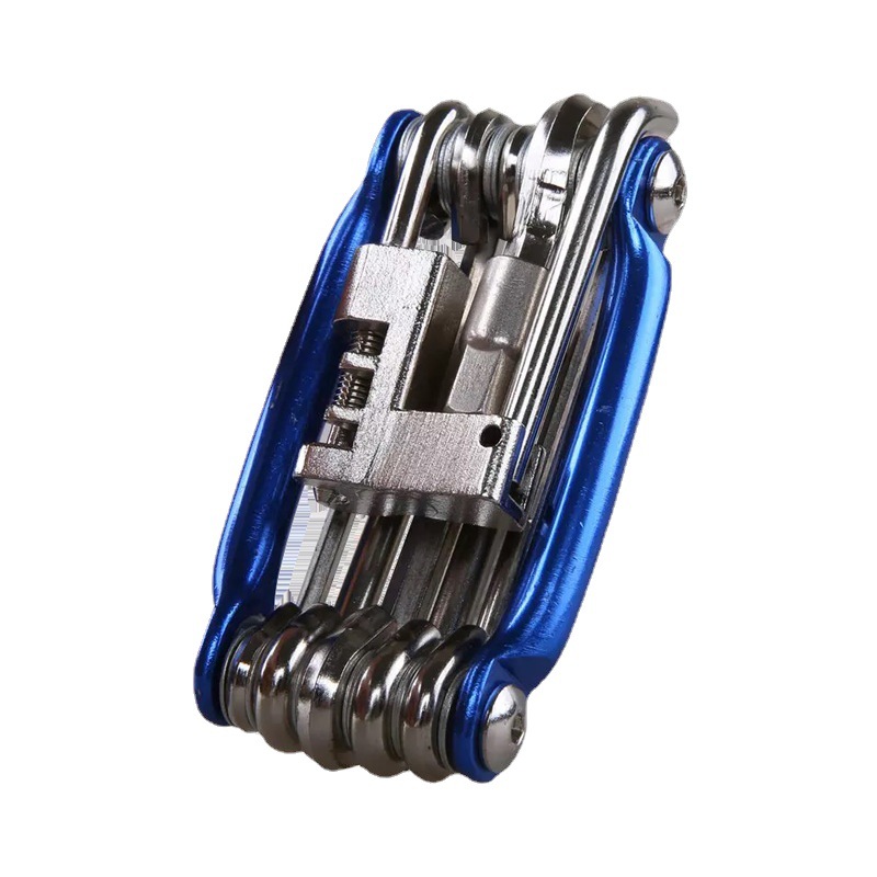 Picture of Outdoor riding 11 in 1 combination mountain bike repair tool T25 disc brake wrench chain tool set equipment