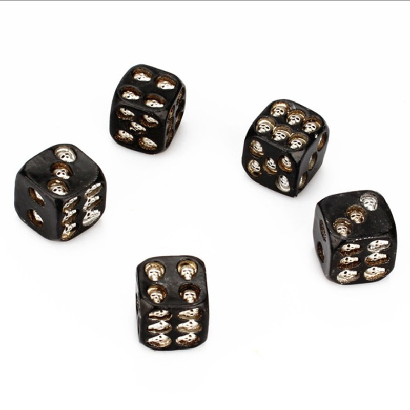 Picture of Black Skull Dice Game New Strange Casual Toys Creative Festival Party Funny Carnival Bar Wine Utensils