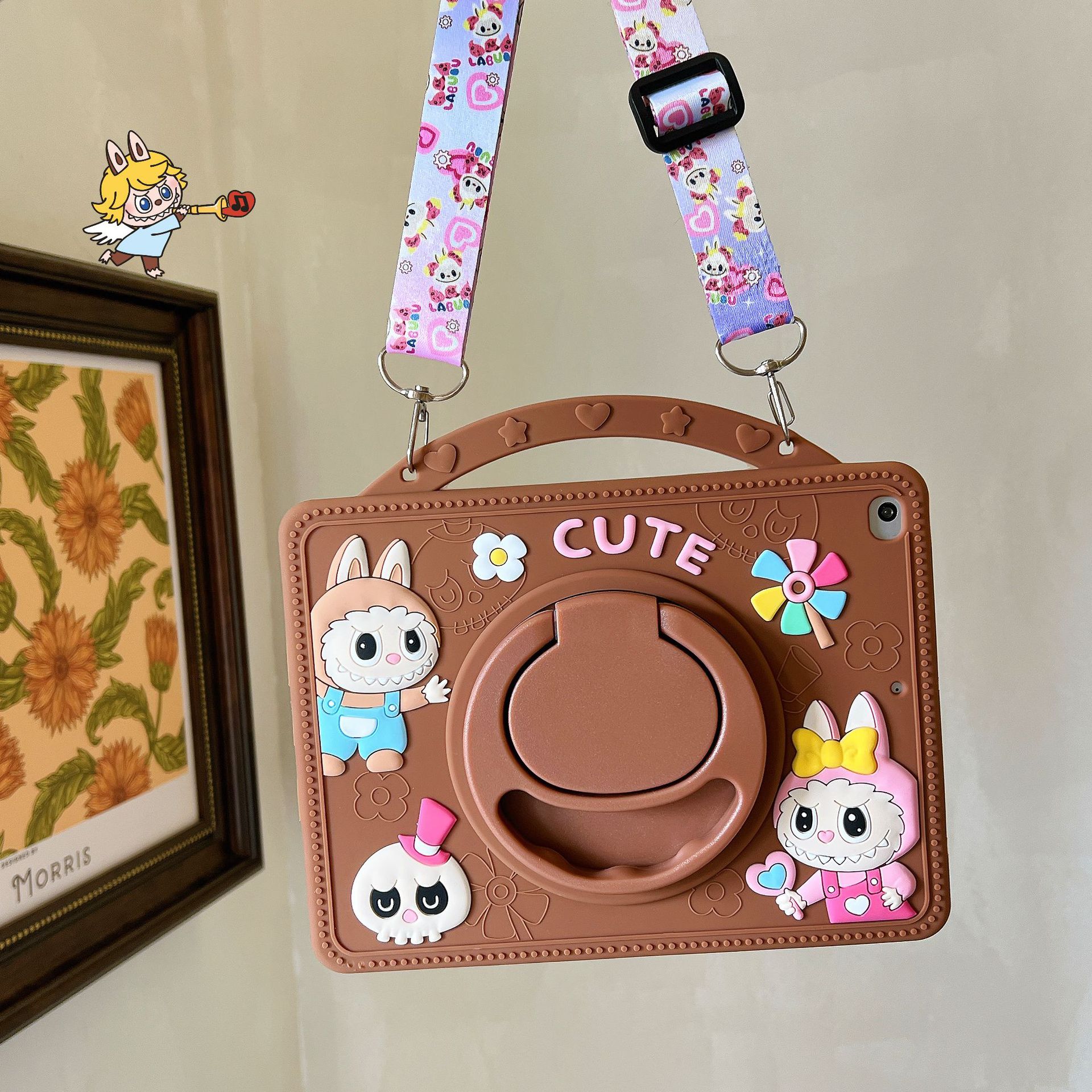 Picture of Ipad10 Protective Case Ipadpro11 Cartoon 10.2 Silicone Air5 Cute 9.7 Satchel Labubu Mini67