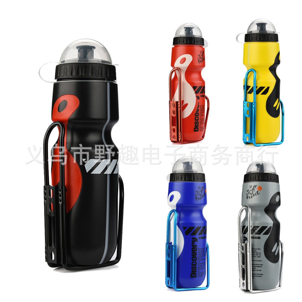 Bicycle aluminum alloy kettle water bottle holder motorcycle water bottle holder combination suit ring method kettle suit water cup holder