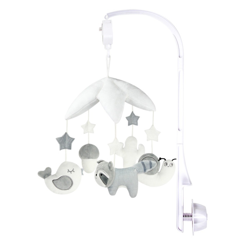 Newborn Bedside Rattle Baby Carriage Rotating Music Bed Hanging Bed Bell Baby Soothing Pendant Hanging Doll