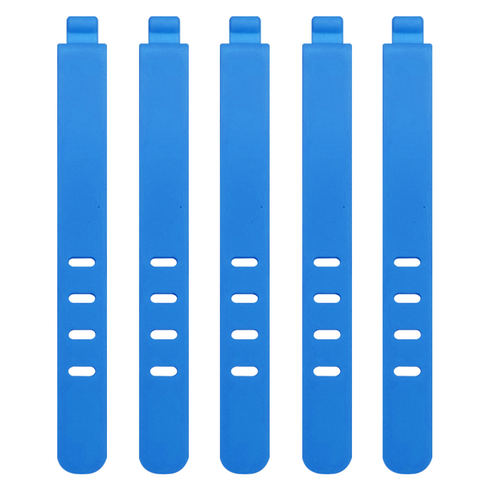 Picture of 95mm four-hole silicone data cable tie winder wire digital storage cable organizer Cord Organizer