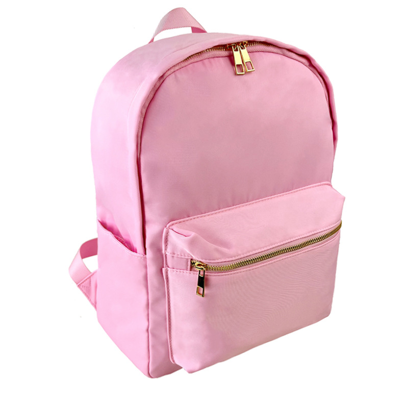 Picture of In stock waterproof backpack casual schoolbag large capacity high quality simple backpack school nylon storage bag