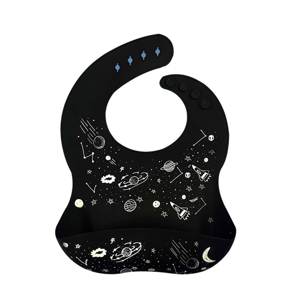 Picture of Baby Dining Bib Stereo Silicone Baby Waterproof Super Soft Food Food Bucket Children Children's Slippery Bucket Wash-Free Cross-Border