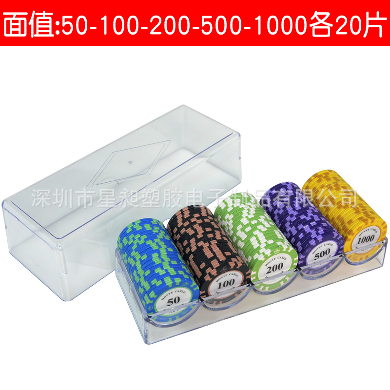 Picture of Mahjong Chips, Chess and Card Room Special Card Chips Coins, Texas Hold'Em Poker Points Coins, Coding Coins for Playing Mahjong and Playing Cards
