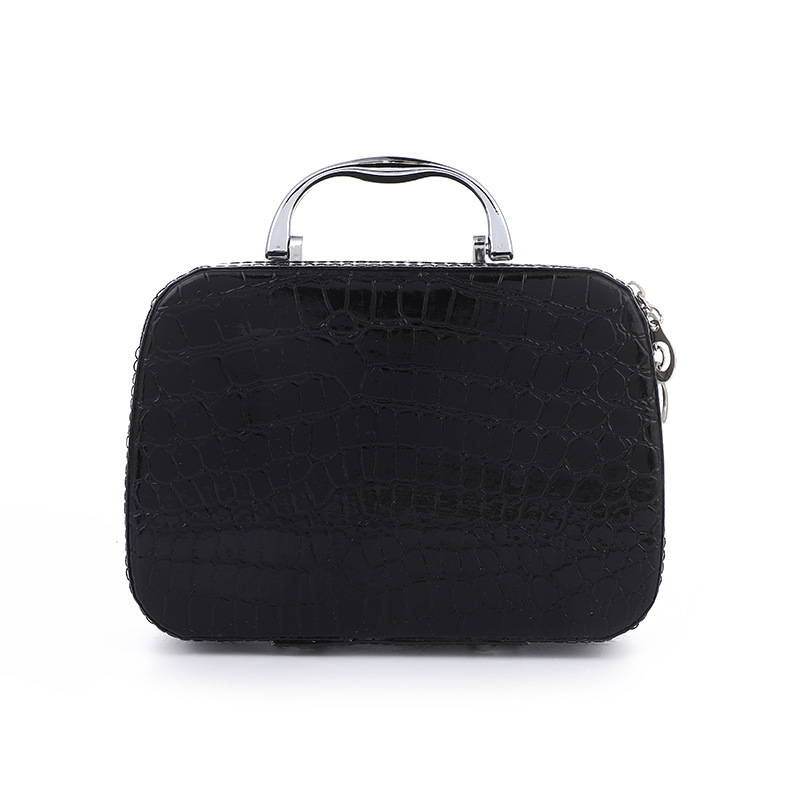 Picture of Manufacturer's New Stone Pattern Cosmetic Case Large Capacity Portable Cosmetic Women's Bag Korean Version with Mirror Storage Small Cosmetic Case