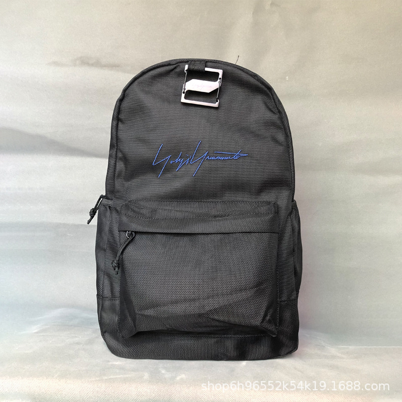 Cross-Border Hot Selling European and American Backpacks Trendy Brand Embroidered Yohji Zhiteng Bird Same Style Dark Backpack