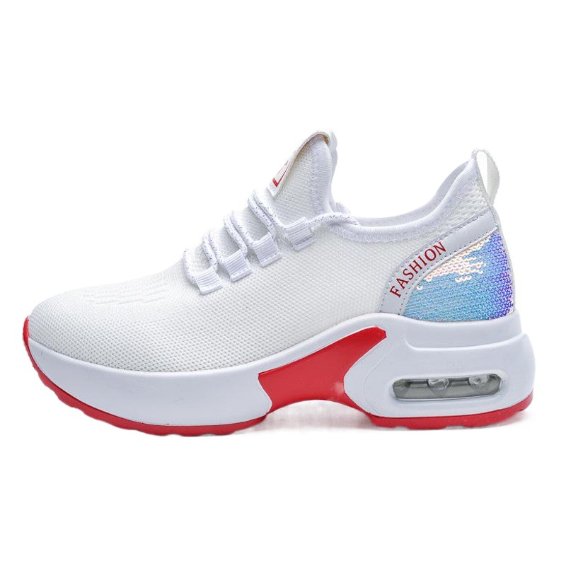 Dance Shoes Outer Wear Fashion Ghost Step Dance Shoes Women's Thick-soled sneaker Women's Flying Mesh New Style Square Dance Shoes