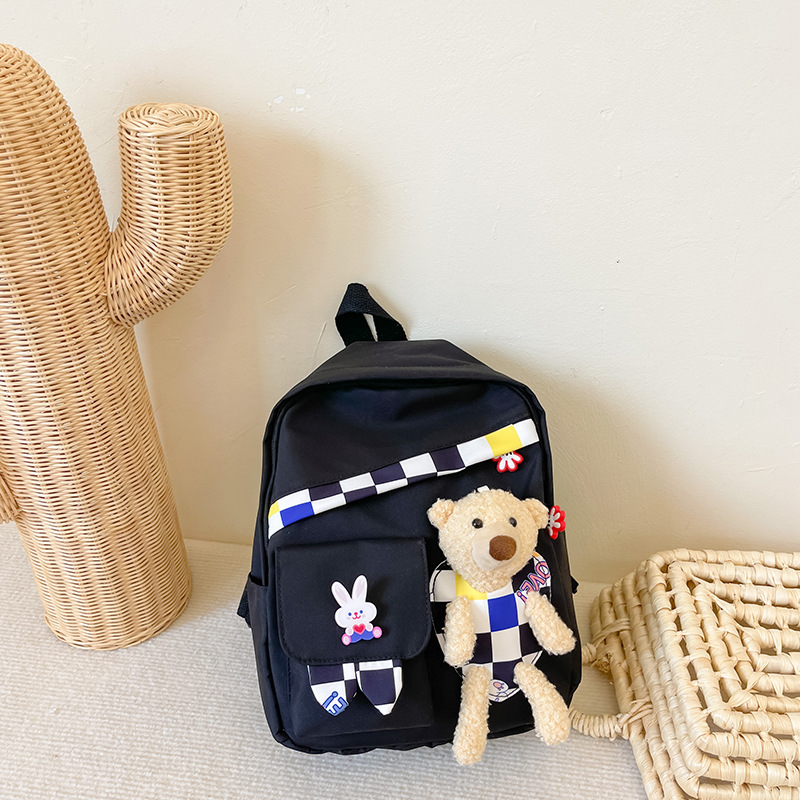 Picture of New Children's Bag 2024 Fashion Backpack Kindergarten Cute Baby Western Style Sweet Bag Bear Cartoon Bag