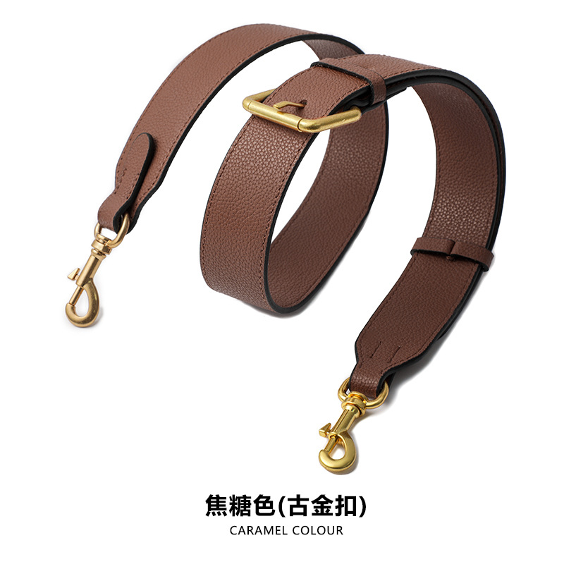 Picture of Ma Huangshi MHS-A-9 Litchi-grain Cowhide Bag Replacement Strap Dionyor Bag Long Shoulder Strap All-match Wide Shoulder Strap