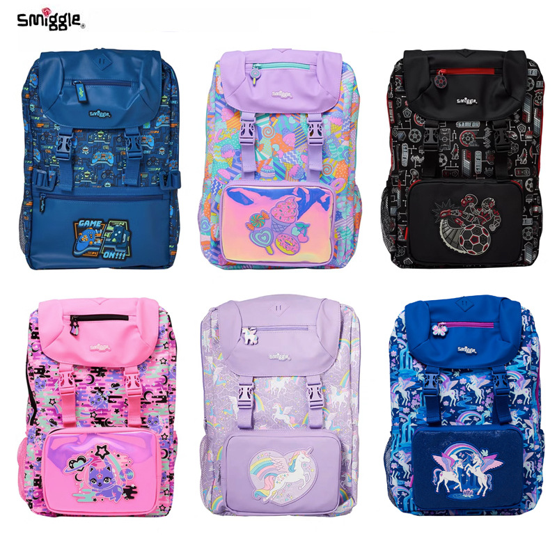 New Zealand smiggle School Bag Student Large Grade 4-6 Backpack Boys and Girls Children Backpack