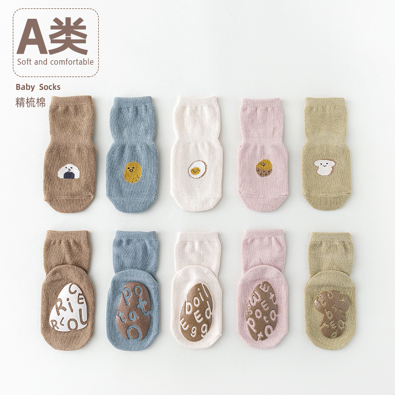 Picture of Children's Socks Summer Class a Thin Baby Socks Cartoon Non-Slip Floor Socks Spring & Fall Newborn Baby Toddler Socks