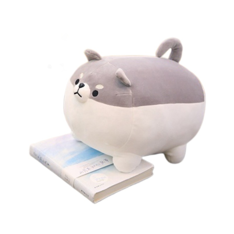 Picture of New software three-color Chai Dog Three Brothers Doll Cute Dog Doll Large Down Cotton Standing Dog Plush Toy