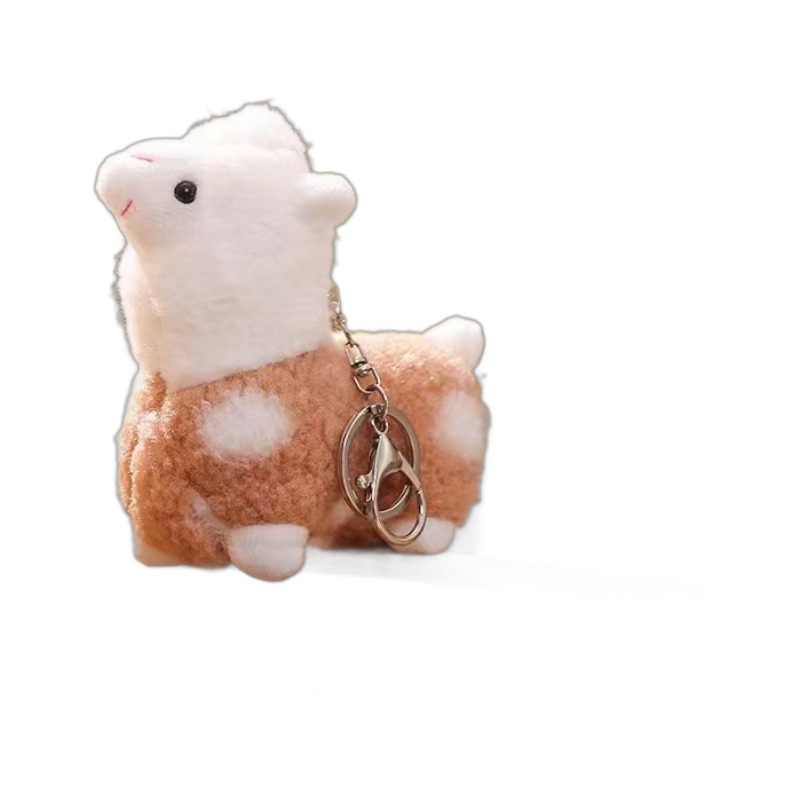 Picture of Wholesale Alpaca Velvet Toy Pendant Simulation Pony Keychain Doll Bag Hanging Ornaments Activity Gift