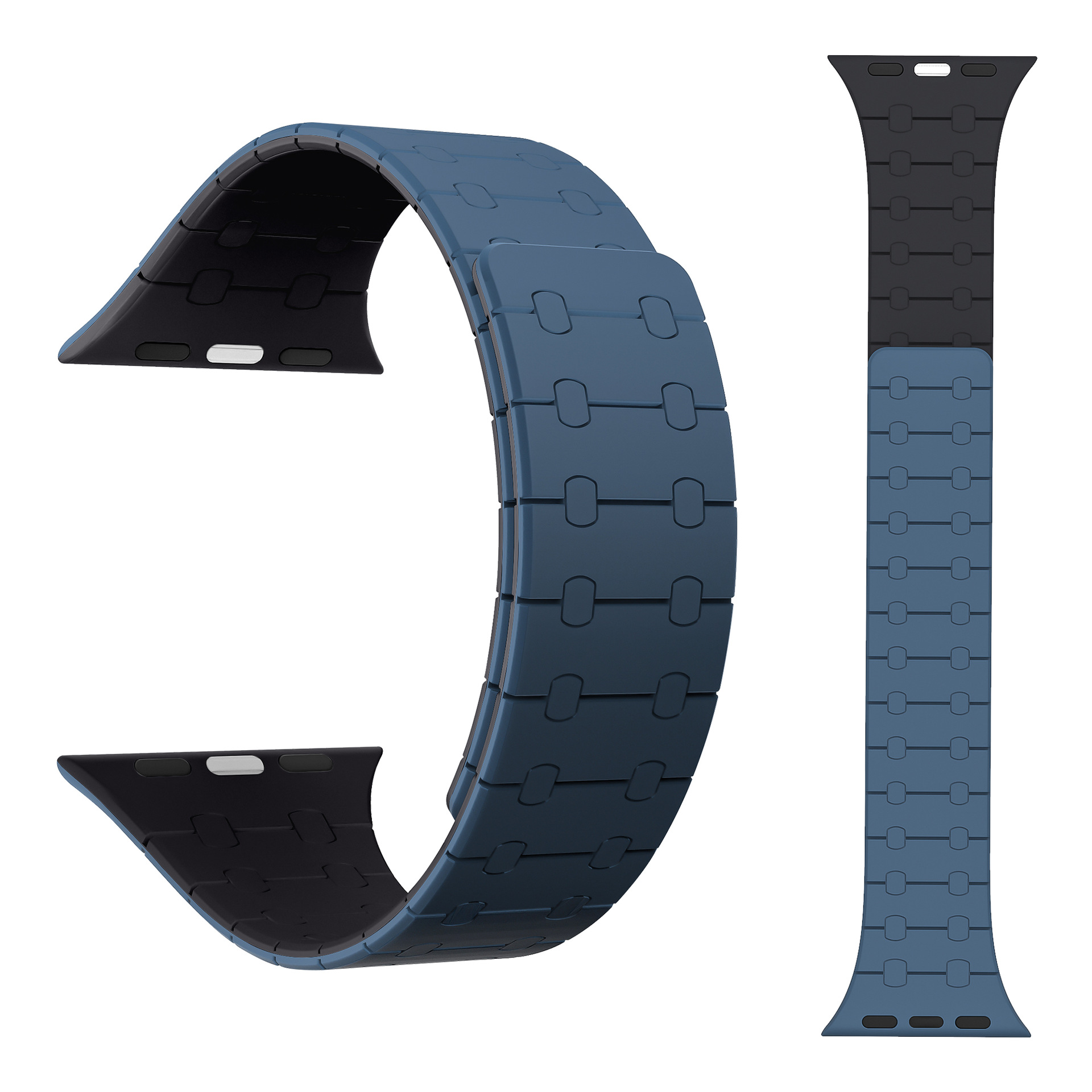 Picture of For Apple Watch Strap Magnetic Iwach8/9 Silicone Magnetic Apple Watch 8/9 Strap Classic Two-Tone