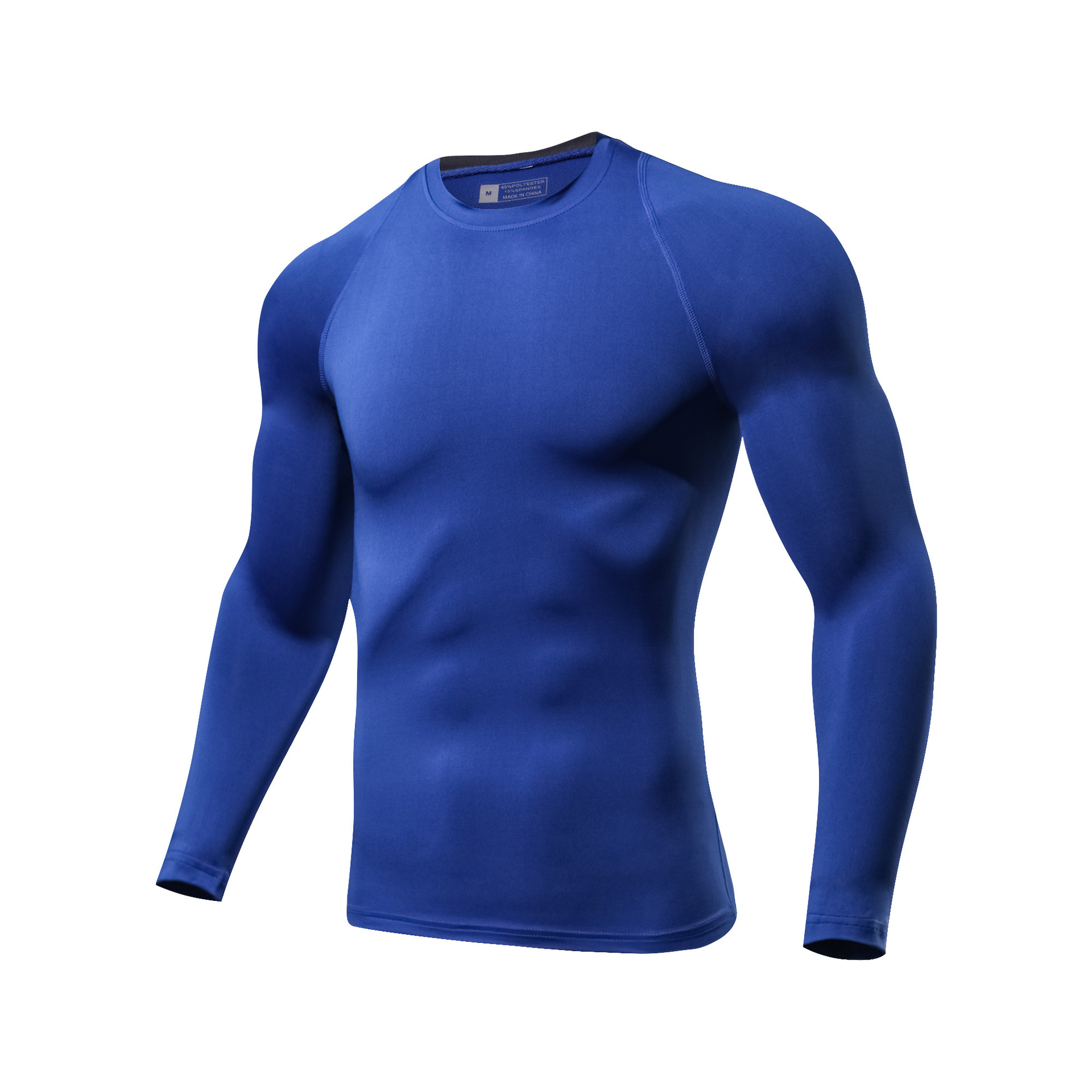 Picture of # L112 Cross-border Spring, Summer and Autumn Sweat-wicking Breathable Quick-drying Clothes T-shirt Crewneck Long Sleeve Sports Running Fitness Clothes Men