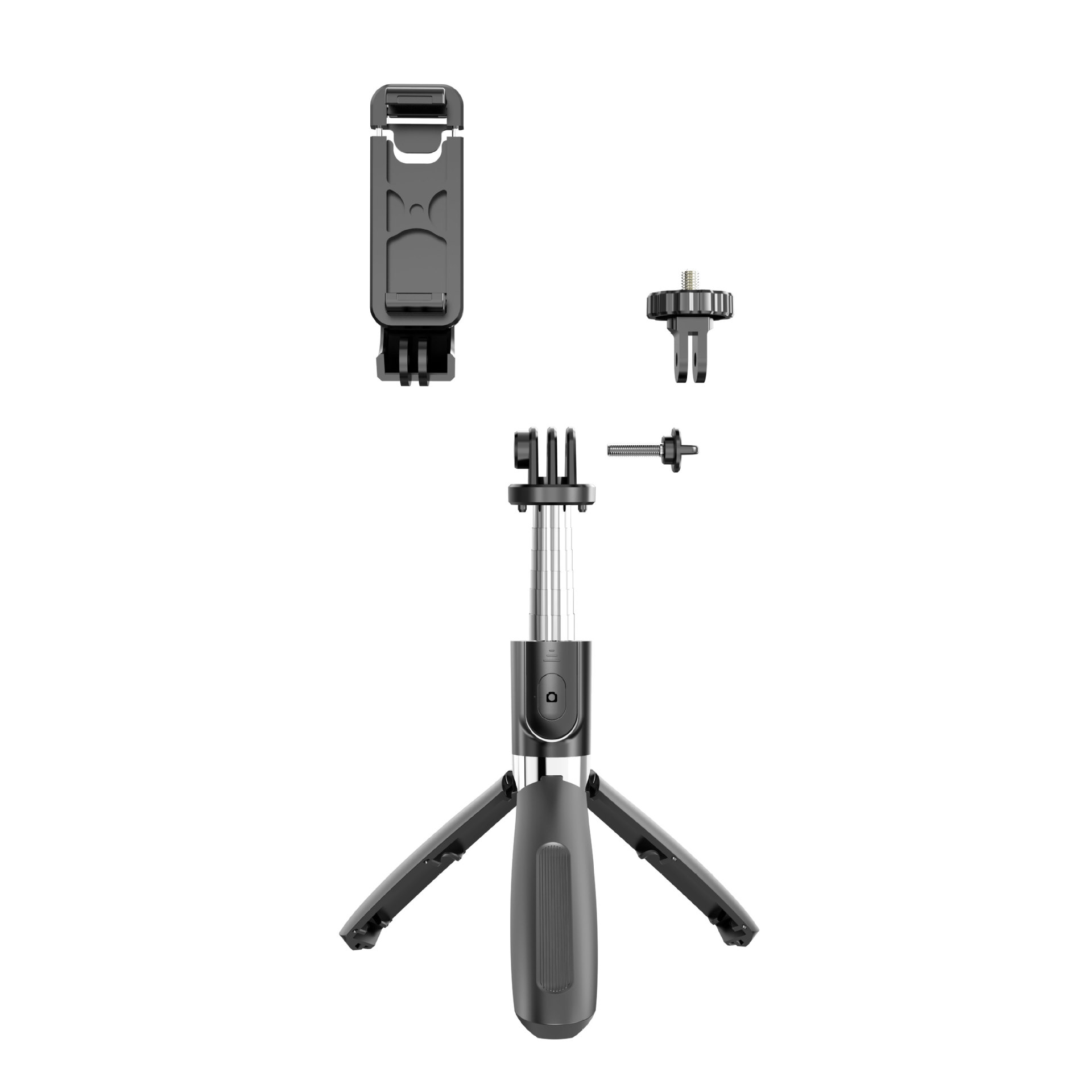 Picture of Selfie Stick Tripod Portable Selfie Stick Anti-shake Retractable Handheld Artifact Bluetooth Camera Phone Stand Outdoor