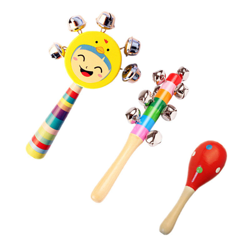 Picture of Newborn Baby Toy Puzzle Hand Grab Rattle 3 to 6-12 Months Baby Boys and Girls 0-1 Years Old Grab Rattle