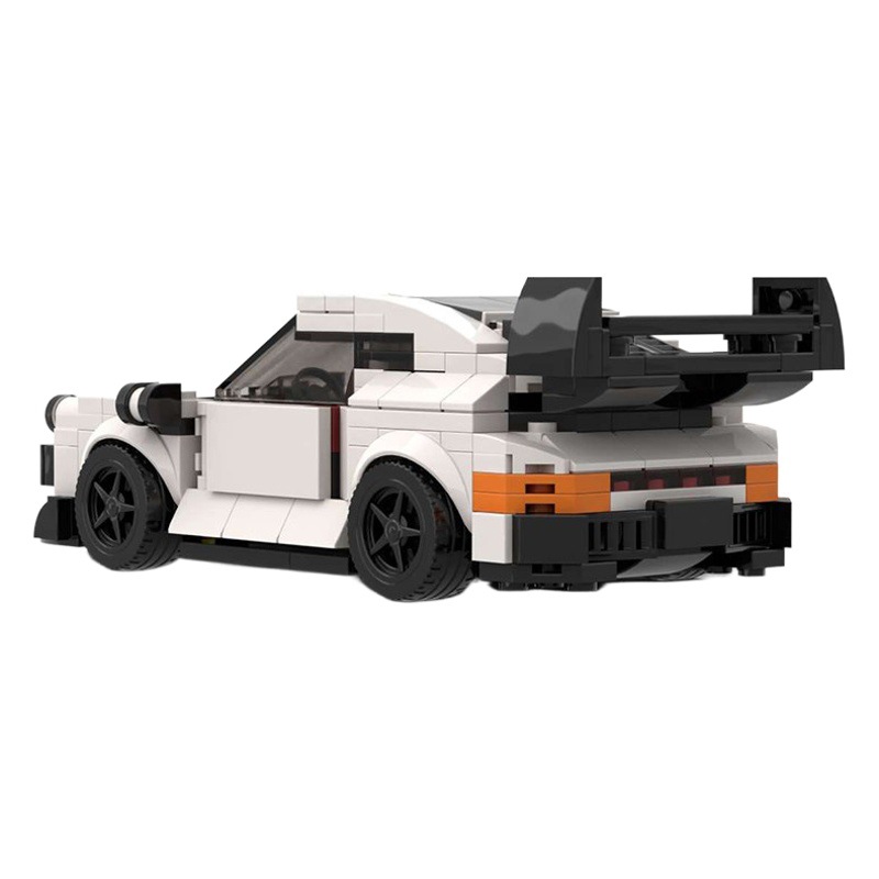 MOC compatible Lego children toy car model Speed classic sports car Porsche 911 RWB blocks
