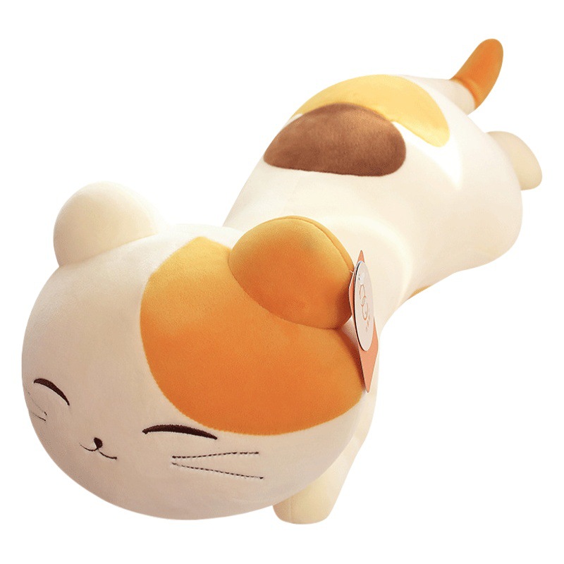 New Cute Good Meow Pillow Cute Cat Animal Doll Cross-Border Plush Toy Wholesale Girlfriend Gift