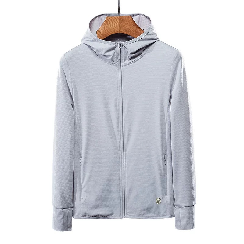 Picture of 2022 New Sunscreen Clothing Women's Outdoor Windbreaker Spring and Summer Anti-UV Thin Breathable Hooded Riding Sunscreen Clothing for Men