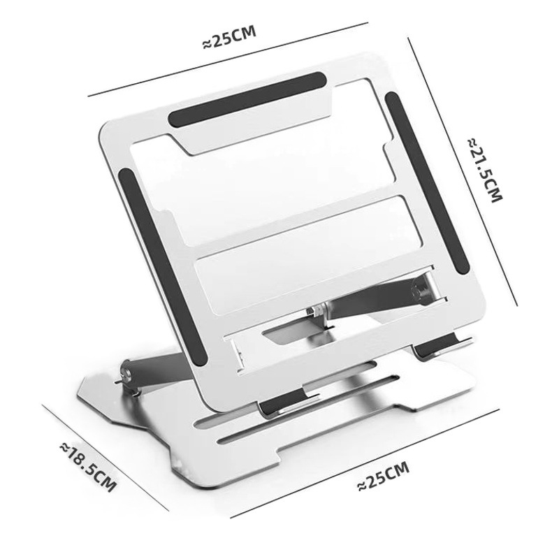 Metal Laptop Bracket Computer Bracket Steel Gold Lifting Portable Elevator Rack Base Folding Heat Rack
