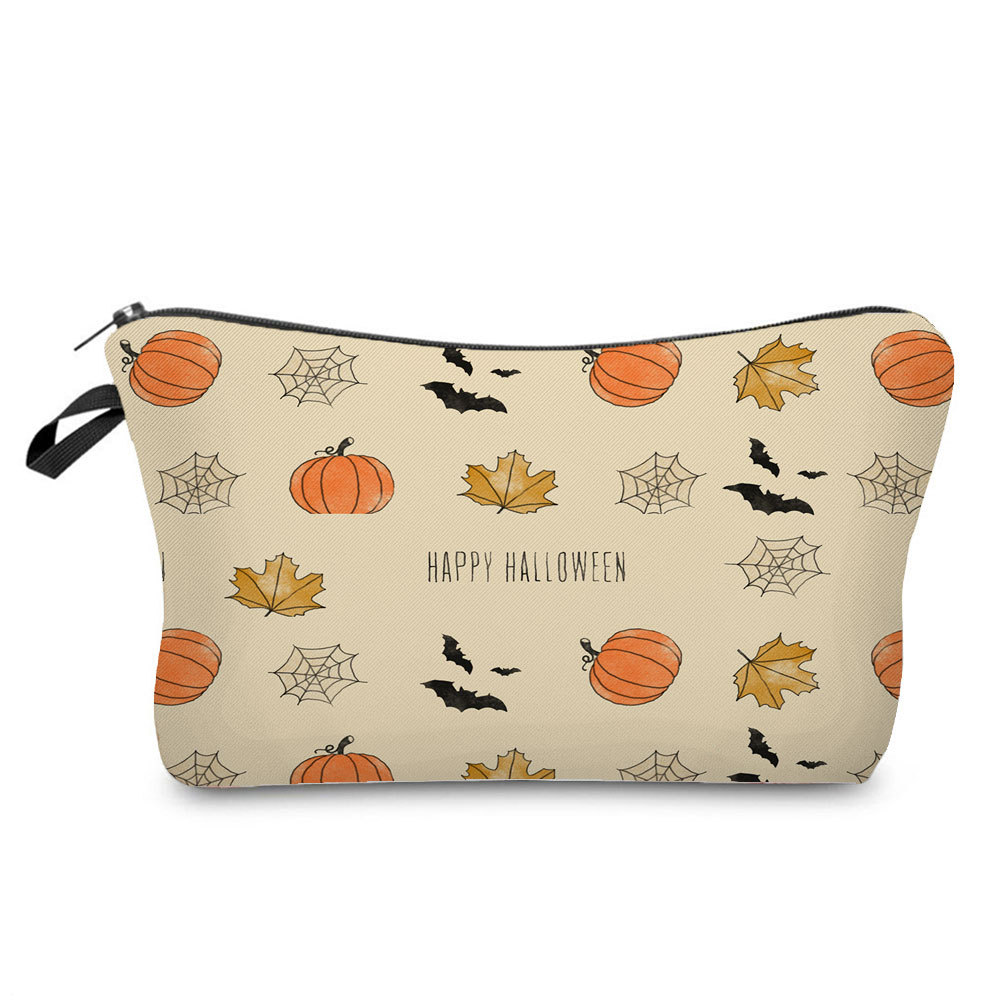 Picture of Trendy cartoon new rabbit printed cosmetic bag fashionable cute drop-resistant storage bag large capacity wash bag