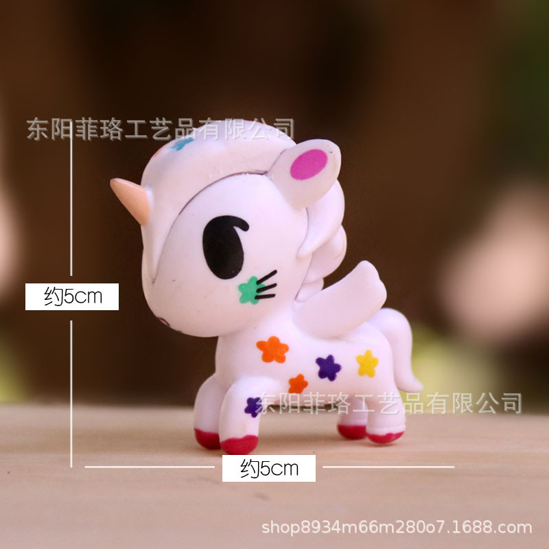 Picture of Magic Unicorn blind box accessories rainbow pony mermaid two-dimensional hand-made doll decoration girl heart doll