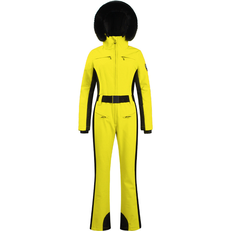 Picture of Professional Double-board Windproof Cross-border Ski Suit Women's Thickened Warm Waterproof Slim-fit Outdoor Ski Suit Women's suit