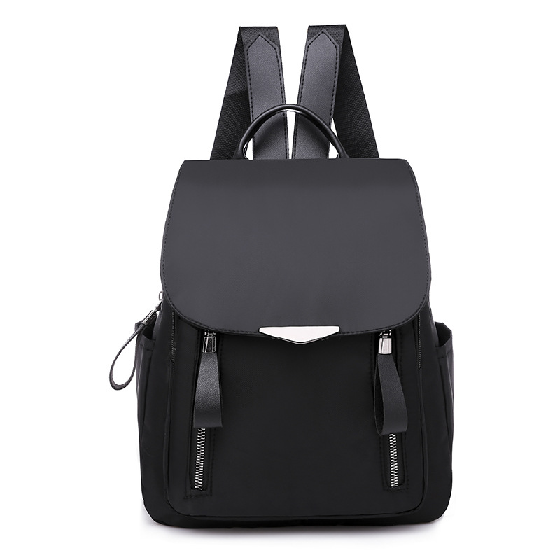 Picture of 2019 Autumn and Winter New Korean Fashion Oxford Cloth Bag Women's Casual Large Capacity Travel Backpack Campus Style Schoolbag