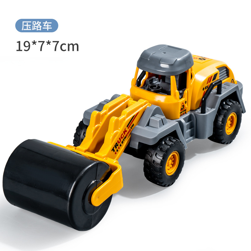 Picture of Children's toys press sliding back force engineering vehicle excavator plastic bulldozer children's toys gifts wholesale