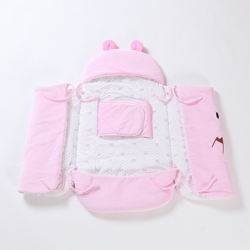 Picture of Aishimiao New Newborn Sleeping Bag Autumn and Winter Multi-functional Pure Cotton Baby Sleeping Bag Baby Happy Velvet Envelope Kick-proof Quilt